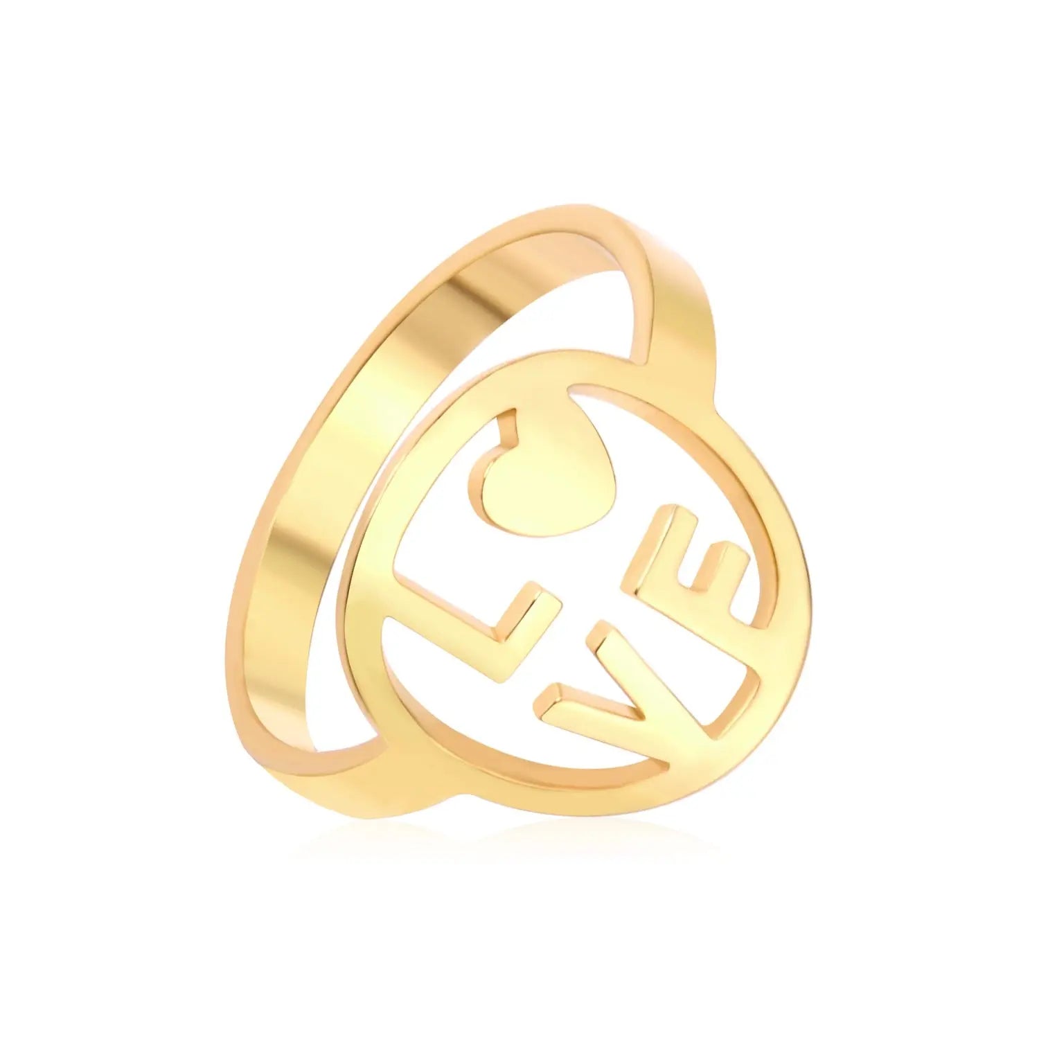 Elegant Gold Rings For Women Men Stainless Steel Engagement Wedding Jewelry For Women Girls Couple Ring Ringen Gift asonjewelry